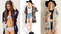 Học cách phối kimono cực chất