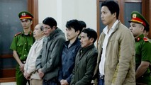 Các bị cáo nghe HĐXX tuyên án vào chiều ngày 19/12