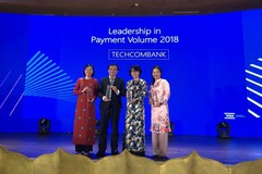 Techcombank dẫn đầu thị trường về doanh số thanh toán qua thẻ Visa tại Việt Nam