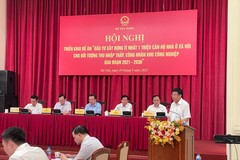 Phó Chủ tịch TP Hà Nội Dương Đức Tuấn phát biểu tại Hội nghị.