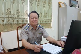 Anh Trương Công Hoàng, Phó Cục trưởng Cục Thi hành án dân sự tỉnh Hà Tĩnh. ( Ảnh: Hữu Anh)