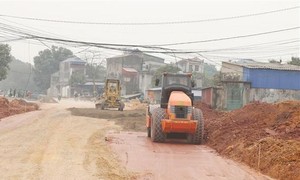 Thi công nâng cấp đường Việt Bắc giai đoạn 2 thuộc dự án ‘’Chương trình đô thị miền núi phía Bắc – TP Thái Nguyên”.
