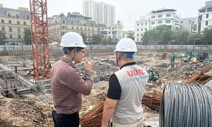 Dự án Nhà ở xã hội tại ô đất NO1 - Khu đô thị mới Hạ Đình (Hà Nội) đang được triển khai