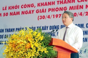 Bộ trưởng Nguyễn Hải Ninh dự lễ khởi công hai dự án thành phần cao tốc Gia Nghĩa - Chơn Thành