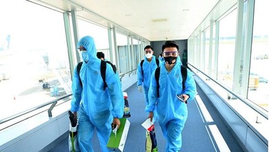 ĐT Việt Nam đã về tới TP Hồ Chí Minh sáng ngày 17/6