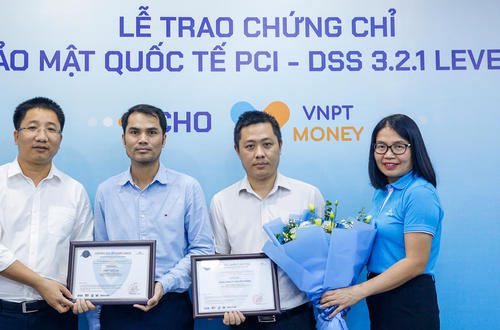 VNPT Money nhận chứng chỉ bảo mật PCI-DSS cấp độ cao nhất
