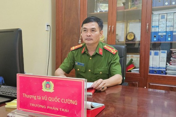 Thượng tá Vũ Quốc Cường - Trưởng Phân trại số 2, Trại giam Phú Sơn 4. 