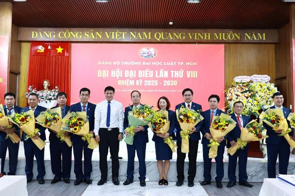 Trường ĐH Luật TP HCM tổ chức thành công Đại hội đại biểu Đảng bộ lần thứ VIII, nhiệm kỳ 2025-2030.