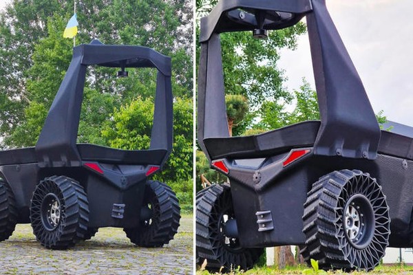Robot in 3D đầu tiên trên thế giới (Ảnh: MSN)