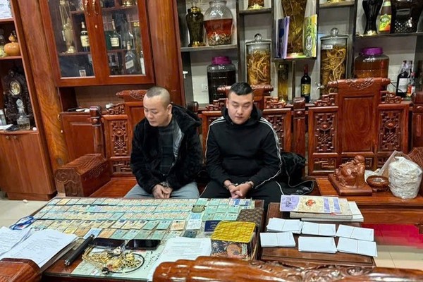 Hoàng Xuân Hương và Đậu Xuân Hiếu bị khởi tố về tội 'cho vay lãi nặng trong giao dịch dân sự" theo quy định tại Khoản 2, Điều 201 Bộ luật Hình sự.