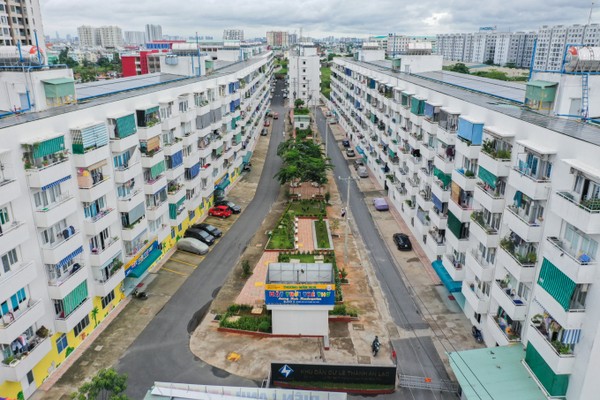 Một dự án NƠXH tại TP HCM. (Ảnh: T.Giang)