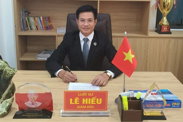 Luật sư Lê Hiếu - Giám đốc Công ty Luật TNHH Hiếu Hùng. (Ảnh: Gia Hải)