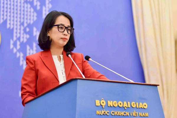 Người Phát ngôn Bộ Ngoại giao Việt Nam Phạm Thu Hằng.