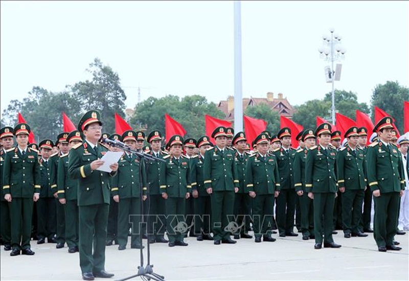 Quân ủy Trung ương, Bộ Quốc phòng tổ chức Lễ báo công và vào Lăng viếng Chủ tịch Hồ Chí Minh