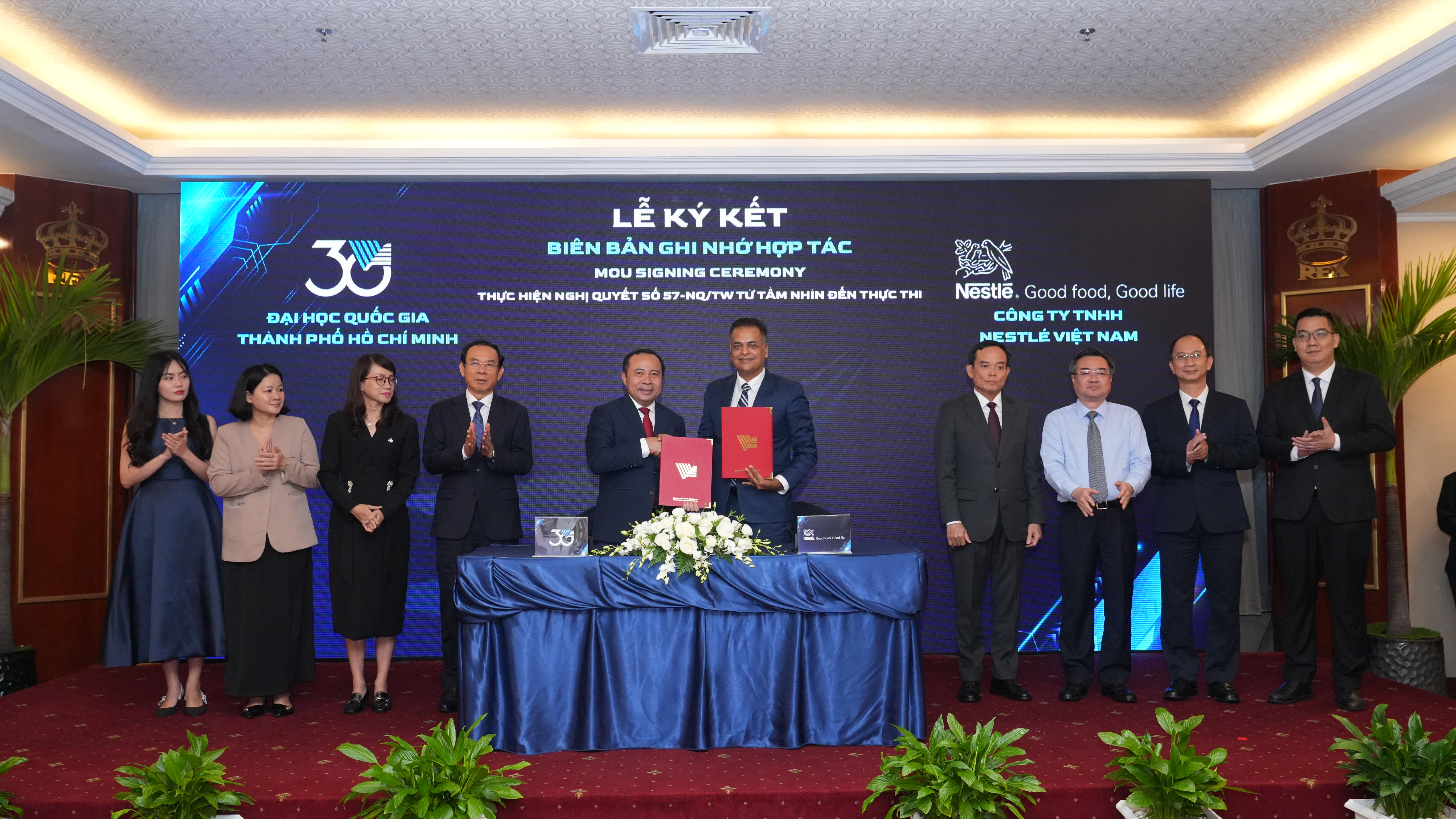 Nestlé Việt Nam ký kết hợp tác với ĐH Quốc gia TP Hồ Chí Minh thực thi mô hình '3 nhà'