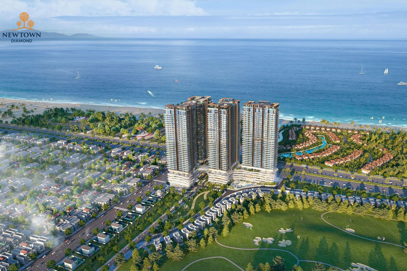 Không gian sống nghỉ dưỡng trọn vẹn và đầy tiện nghi tại tổ hợp Newtown Diamond