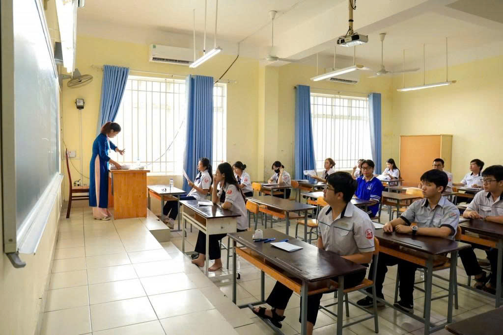 Một ngày thi căng thẳng
