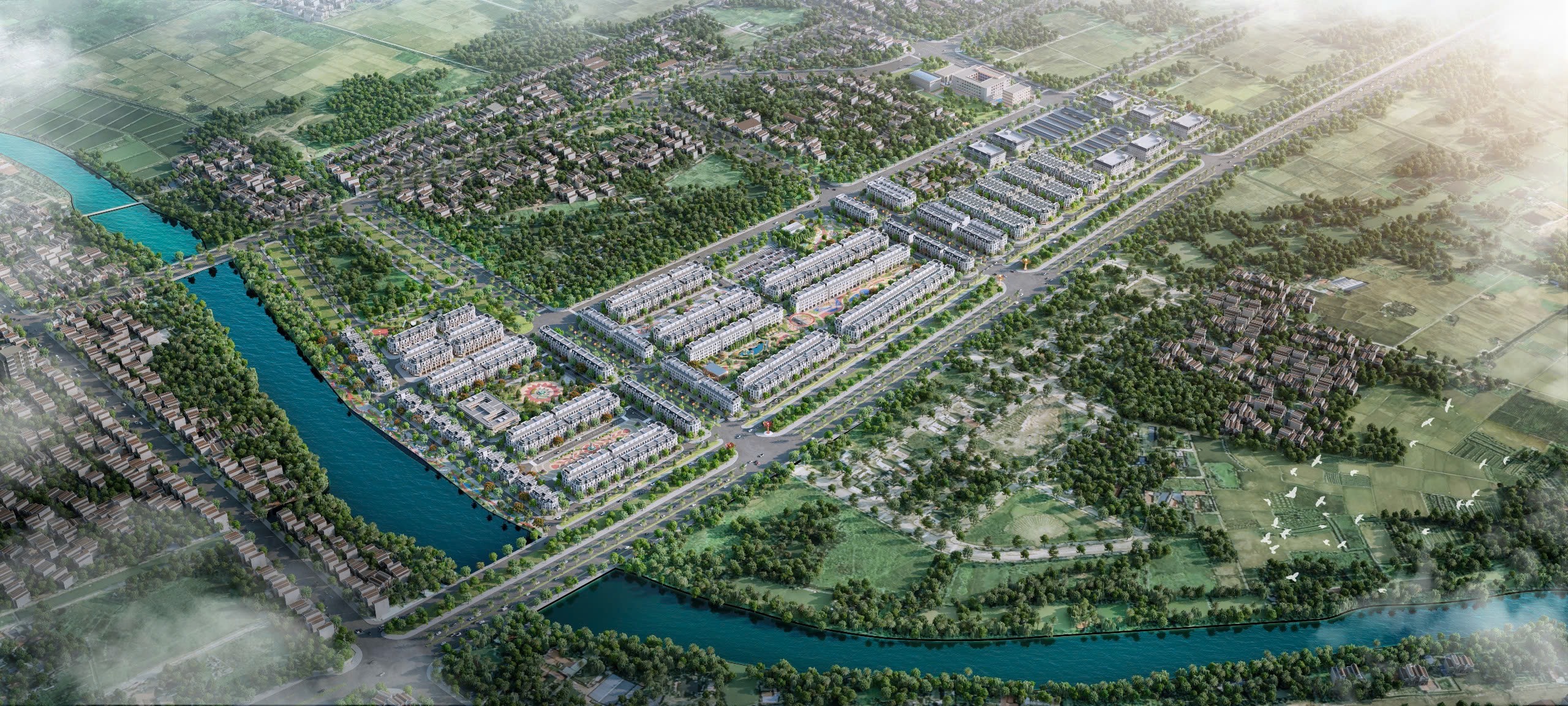 Hoàng Huy Green River - Khu đô thị xanh tạo nên cơn sốt bất động sản Thuỷ Nguyên