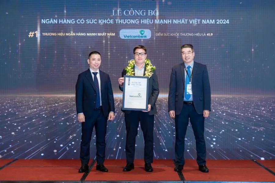 Vietcombank tiếp tục dẫn đầu ngành ngân hàng về sức khỏe thương hiệu