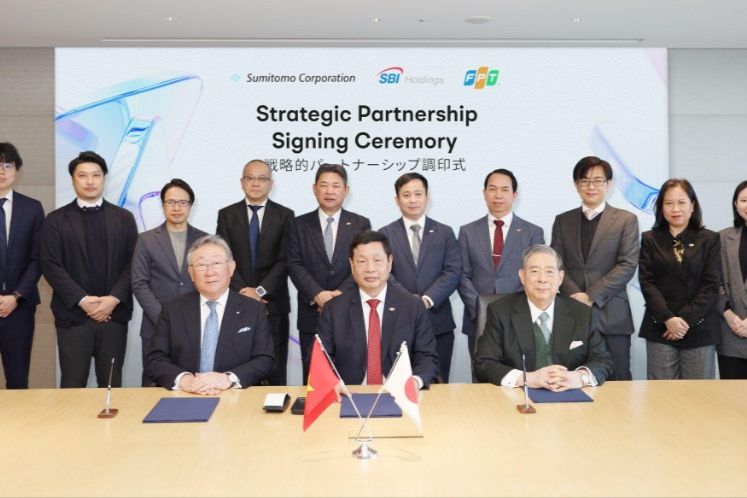 FPT công bố hợp tác và đầu tư chiến lược với Sumitomo và SBI Holdings