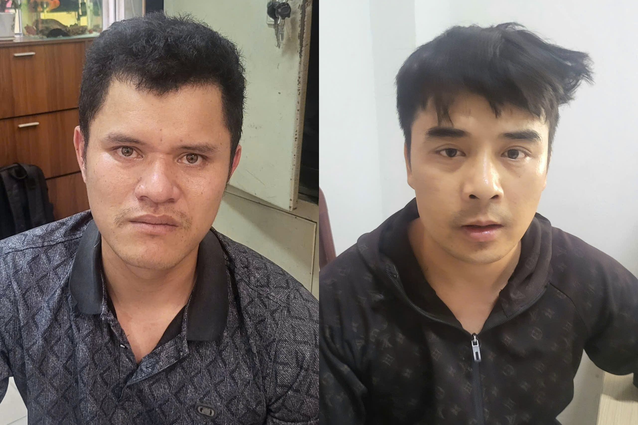 Phụ xe nhảy xuống đường, ôm cảnh sát để xe tải chở quá tải bỏ chạy