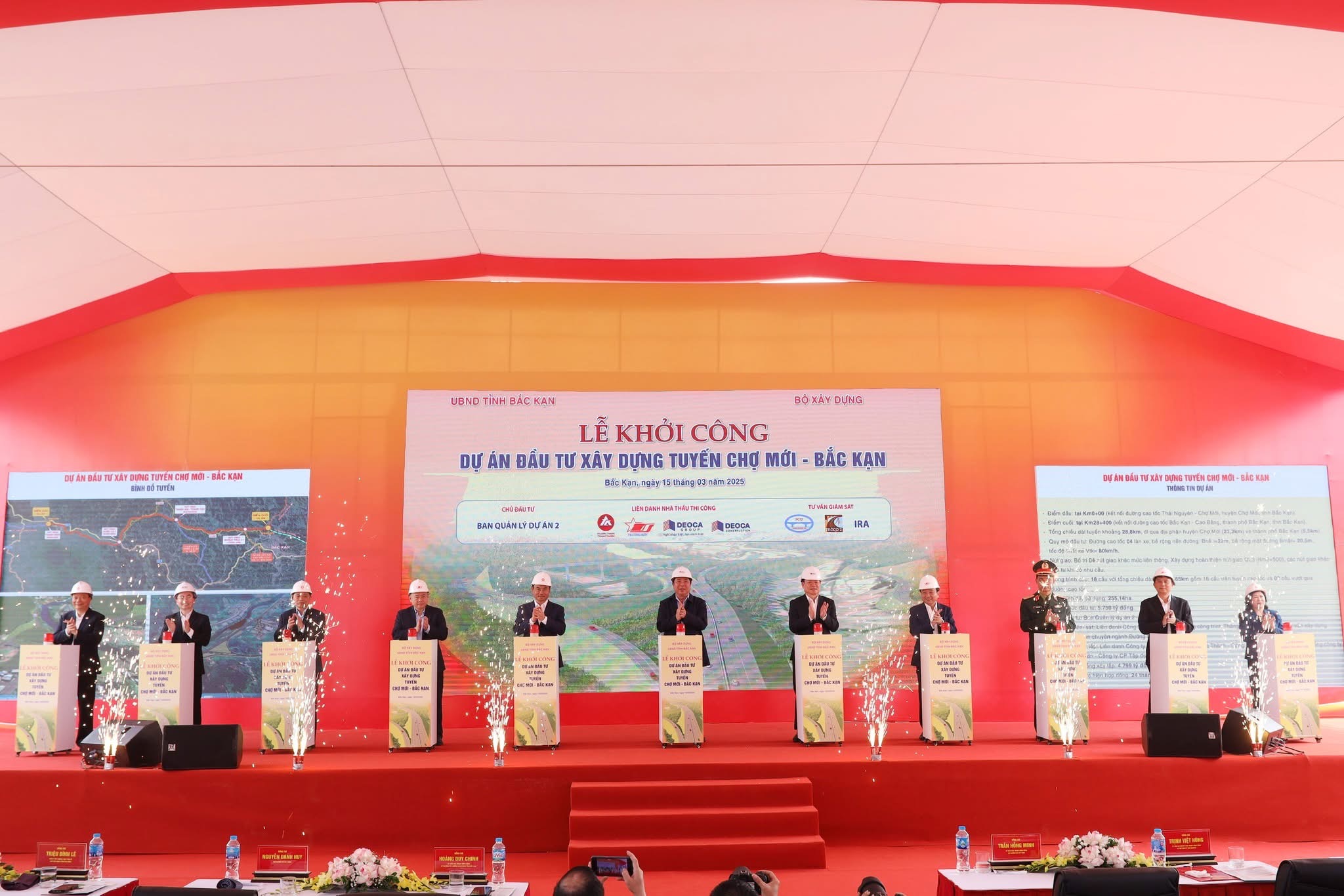 Khởi công Dự án đầu tư xây dựng tuyến cao tốc Chợ Mới - Bắc Kạn