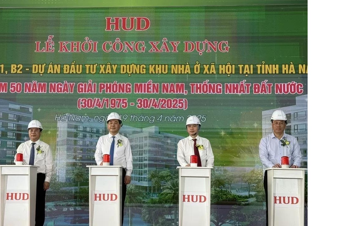 HUD: Khởi công xây dựng tòa nhà B1, B2 Dự án nhà ở xã hội tại Hà Nam