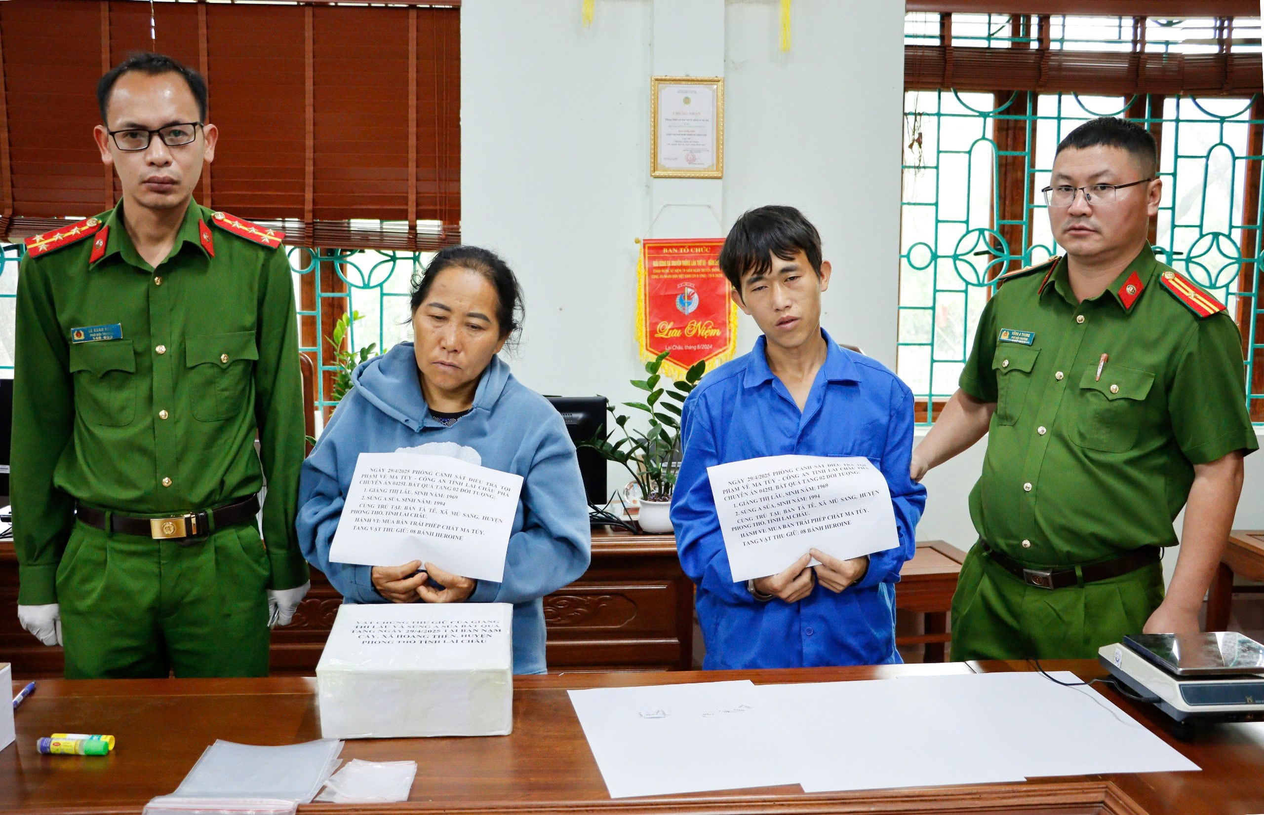 Công an tỉnh Lai Châu khen thưởng lực lượng đấu tranh chuyên án 425L