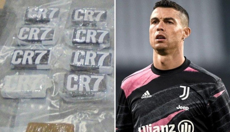 Phát hiện 40kg ma túy dán ‘nhãn’ biệt danh của Ronaldo