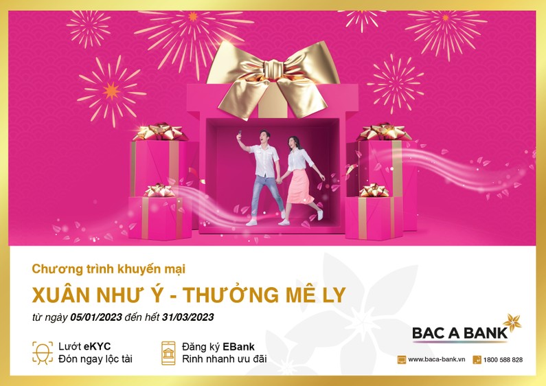 Đón xuân như ý - nhận thưởng mê ly cùng BAC A BANK