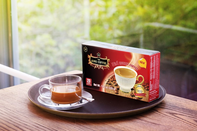 Cà phê hòa tan King Coffee 3in1 - Vị đậm đà, hương vị cà phê nổi bật