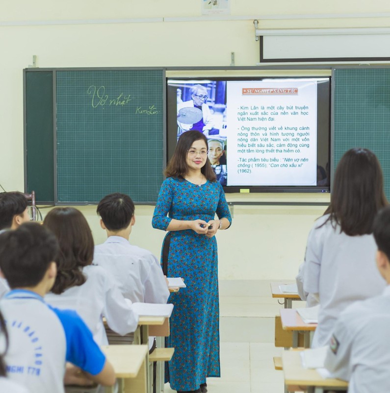 Cô Nguyễn Thị Khánh, giáo viên tại trường Hữu Nghị T78