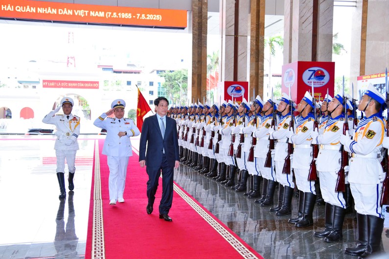 Chủ tịch nước Lương Cường tham dự Lễ kỷ niệm 70 năm Ngày thành lập Hải Quân nhân dân Việt Nam