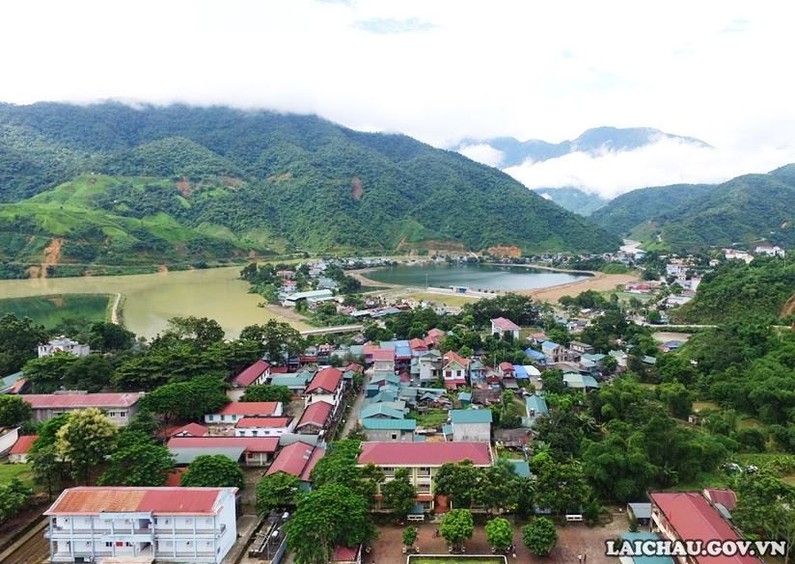 Một góc huyện Mường Tè (Ảnh: Trang thông tin điện tử huyện Mường Tè)