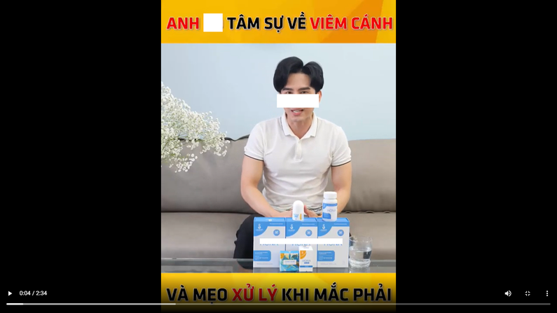 Một số nghệ sĩ thực hiện các video quảng cáo giới thiệu không đúng về bản chất công dụng đến người dùng 