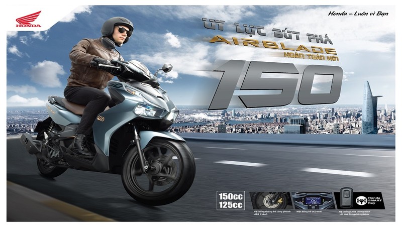 Honda Việt Nam giới thiệu phiên bản Air Blade hoàn toàn mới 
