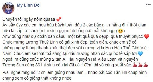 Hoa hậu Đỗ Mỹ Linh đòi “bắt cóc” Lương Thùy Linh để xem dân mạng nói đúng hay sai hình ảnh 3 hoa hau do my linh doi “bat coc” luong thuy linh de xem dan mang noi dung hay sai hinh anh 3