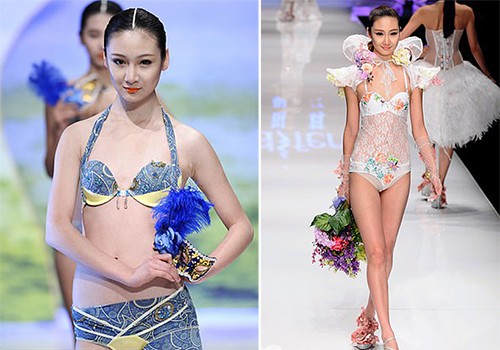 Men Jiahui khi còn là người mẫu. Ảnh: Imagine China
