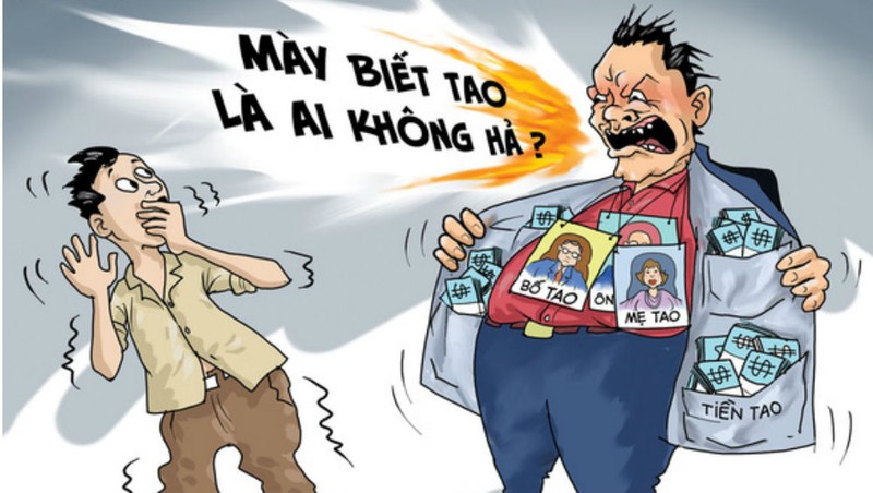 “Mày biết tao là ai không”?