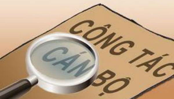 Luồng gió mới trong công tác cán bộ