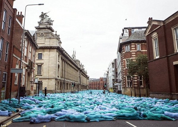 khỏa thân, nghệ thuật, Spencer Tunick, Hull, nghệ thuật sắp đặt khỏa thân, nghệ thuật, Spencer Tunick, Hull, nghệ thuật sắp đặt