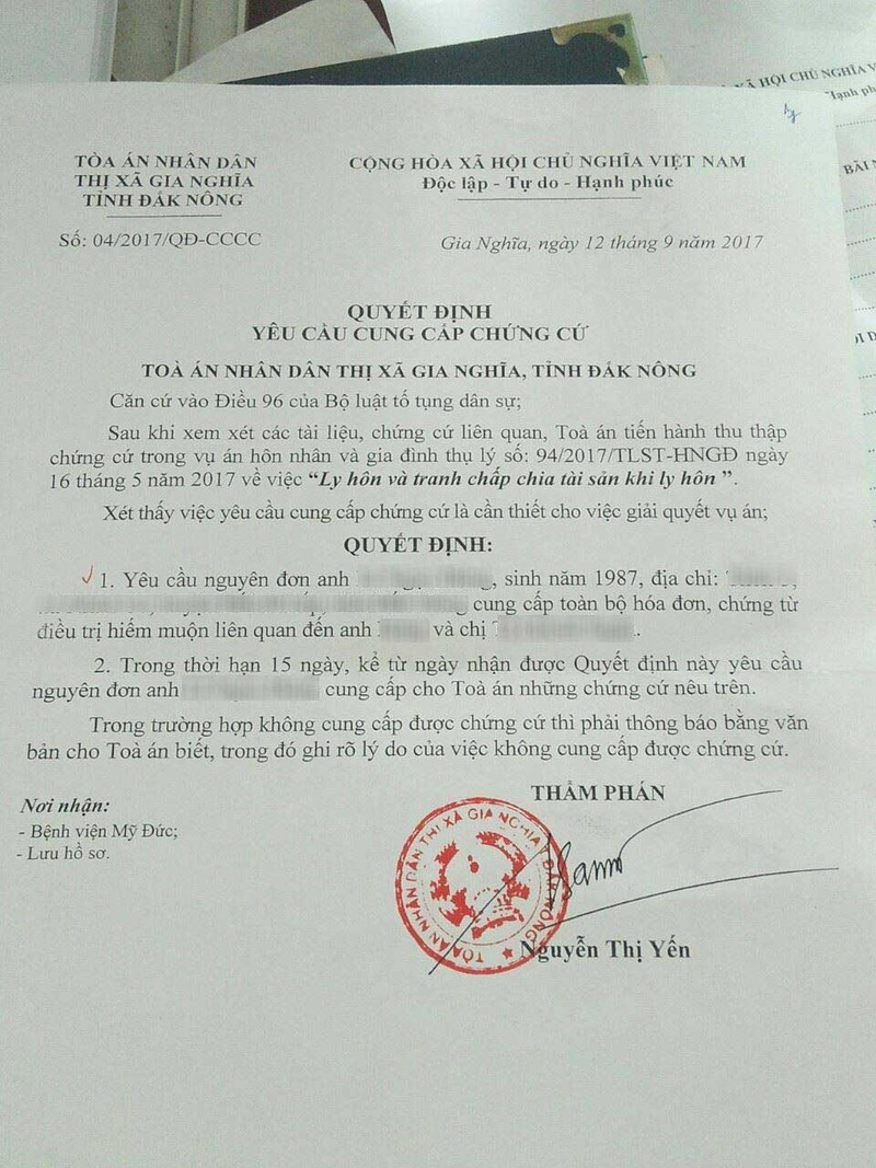 ly hôn, bệnh hiếm muộn, yếu tinh trùng ly hôn, bệnh hiếm muộn, yếu tinh trùng