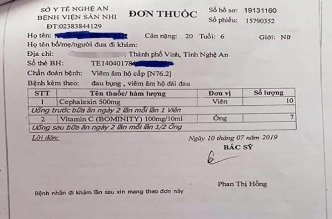 Cong an TP Vinh bao cao Uy ban Tu phap vu be 6 tuoi to bi xam hai hinh anh 1