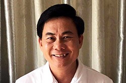 thượng tá Võ Đình Thường - người từng bị kỷ luật 14 năm trước. Ảnh: Phước Tuấn.