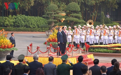 chủ tịch nước chủ trì lễ đón tổng thống hàn quốc moon jae in hình 1 chu tich nuoc chu tri le don tong thong han quoc moon jae in hinh 1