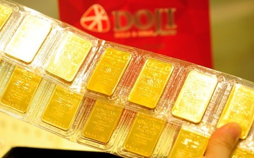 Giá vàng miếng SJC hiện trên 39 triệu đồng một lượng.