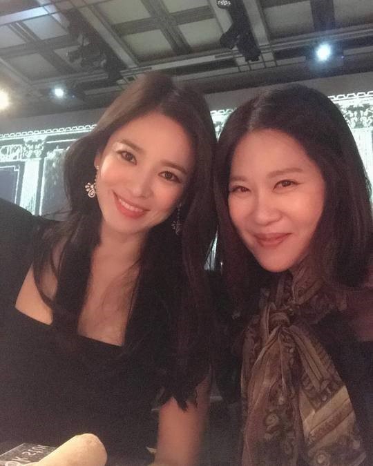 Ảnh của Song Hye Kyo được chia sẻ trên mạng xã hội.