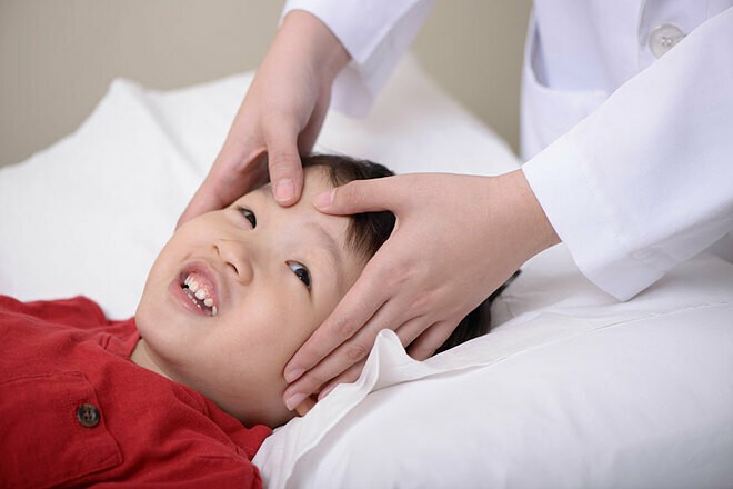 Massage tuina được quảng bá rộng rãi như một hình thức trị liệu dành cho trẻ nhỏ. Ảnh: Ameblo