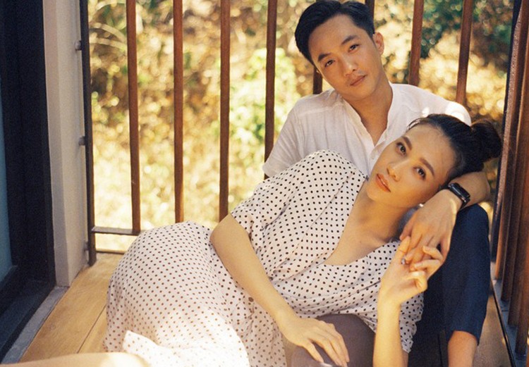 Cường Đôla và Đàm Thu Trang. Ảnh: F.B.
