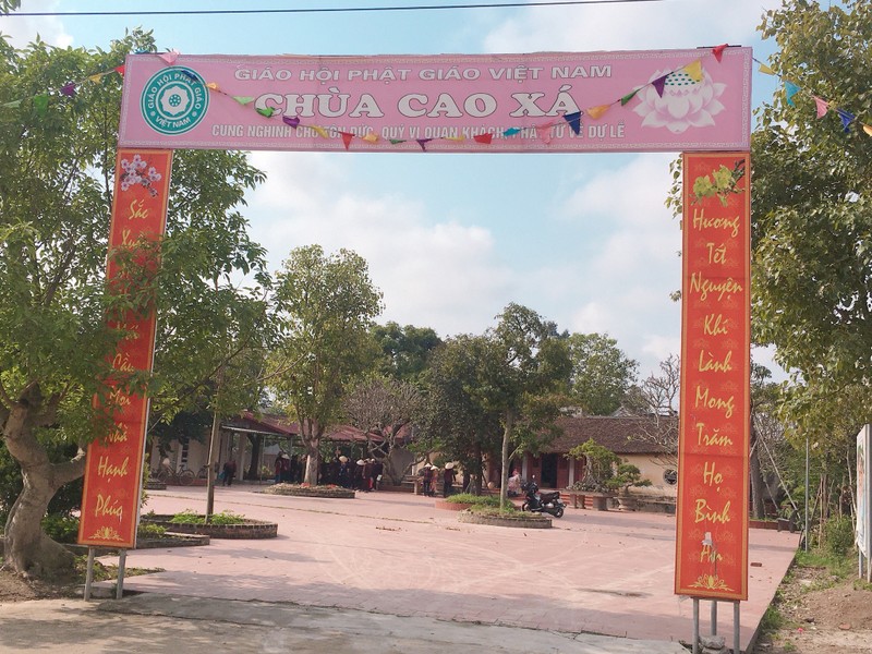  Chùa Cao Xá ở xã Cao An, huyện Cẩm Giàng, Hải Dương.
